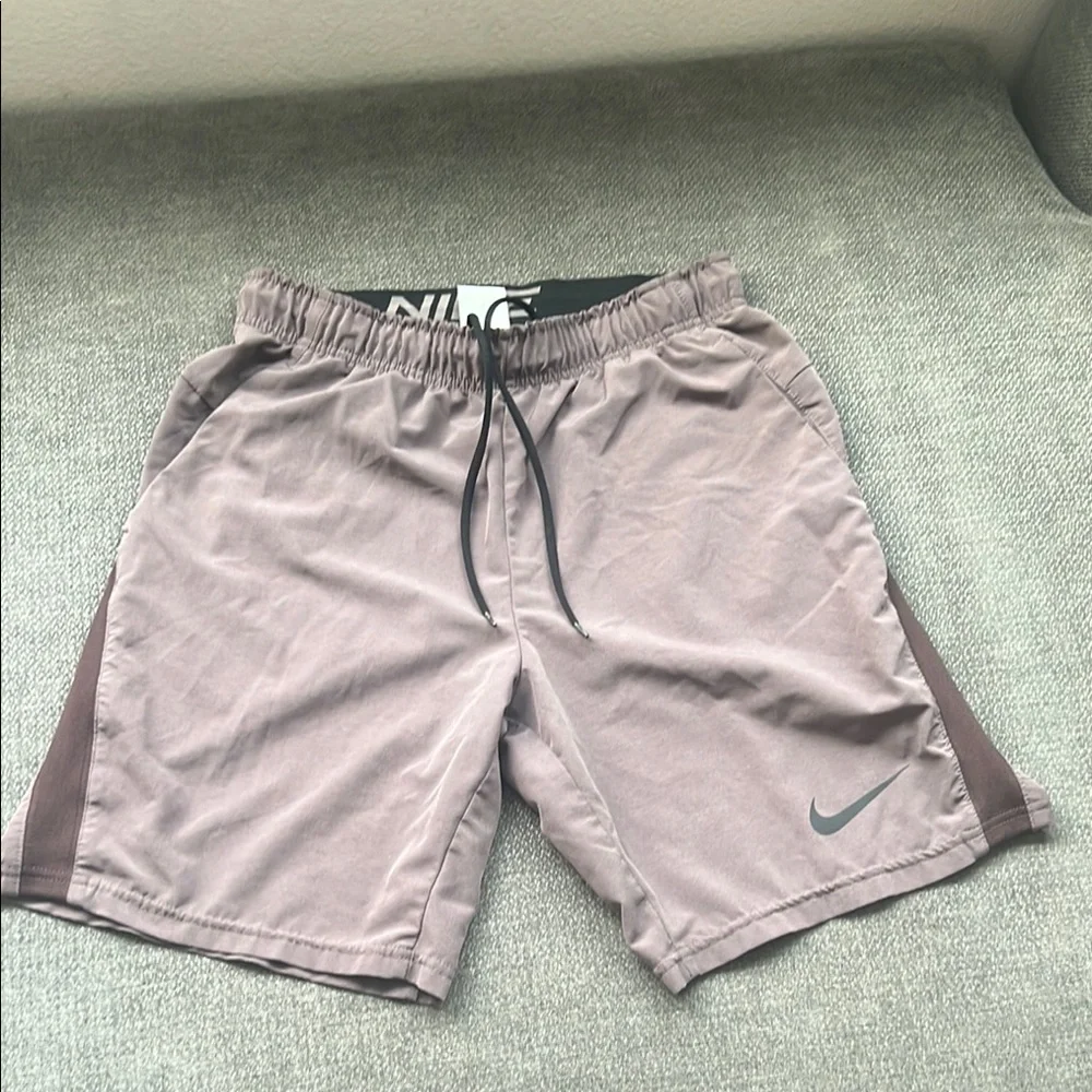 Nike Purple light Athletic Shorts with Elastic Waistband